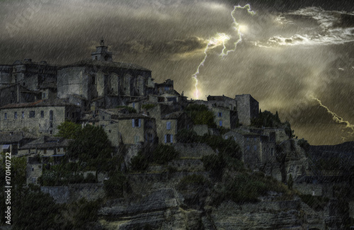 Gordes sous l'orage © JeanPhilippe