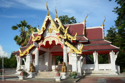 A temple in Bang Rachan Memorial Park in Singburi Province, Thailand