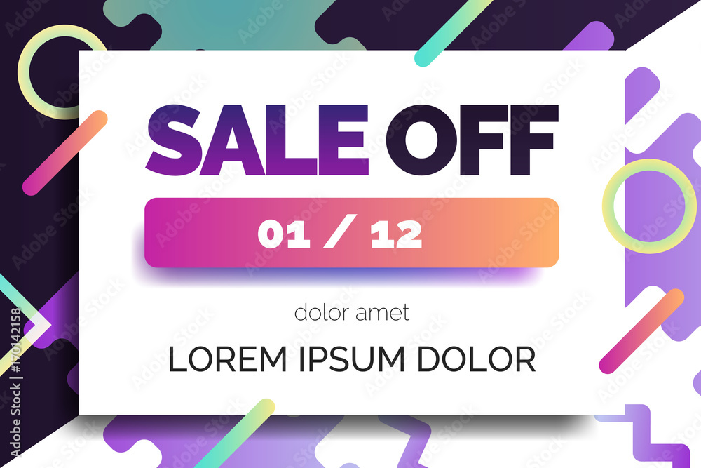 Sale banner template