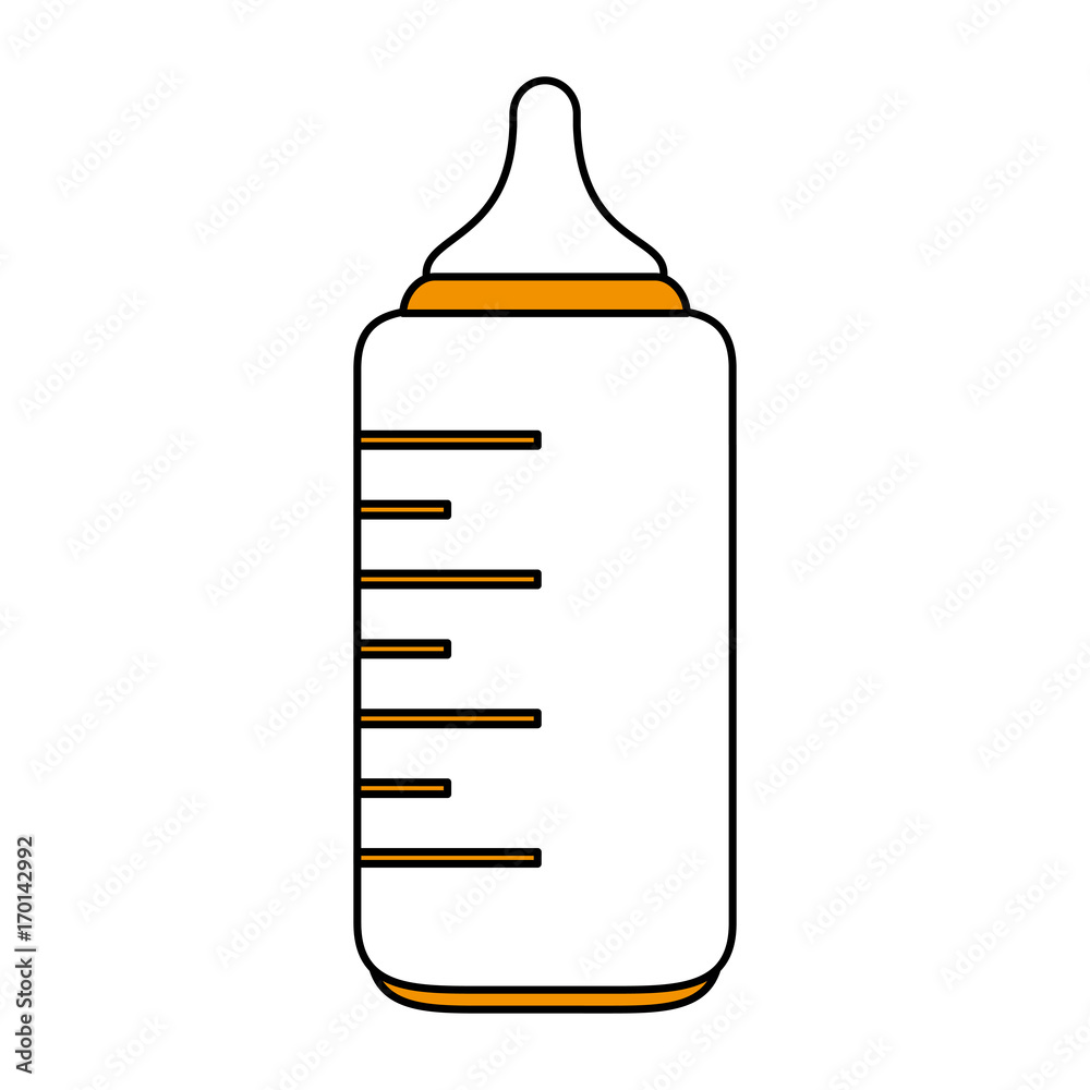 Baby bottle of object and child theme Isolated design Vector illustration Baby bottle of object and child theme Isolated design Vector illustration