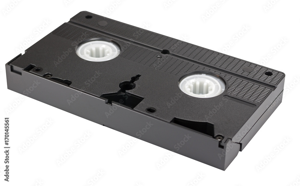 Video cassette on white Video cassette on white
