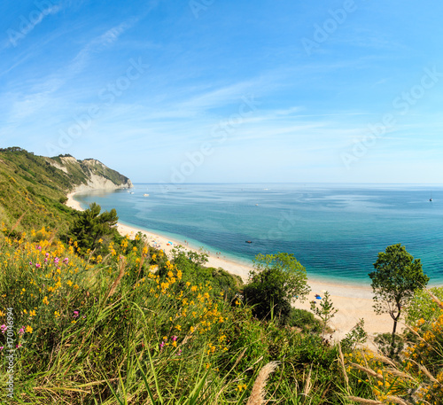 Summer Adriatic sea Mezzavalle beachю