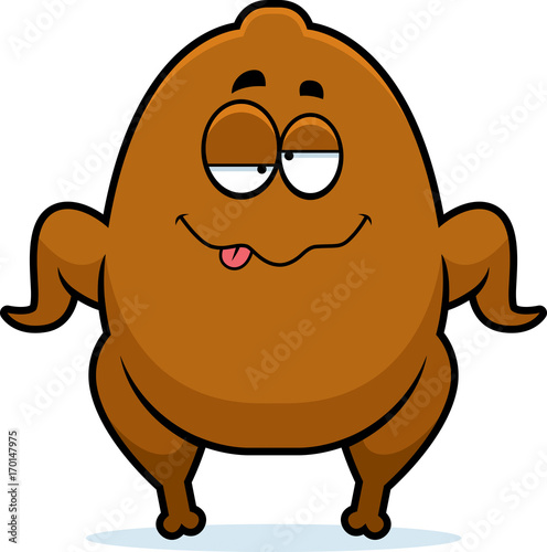 Drunk Cartoon Turkey