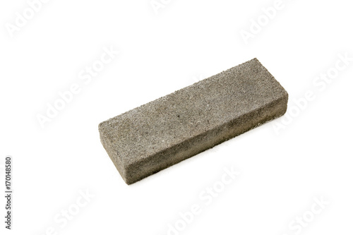 Whetstone isolated on white background