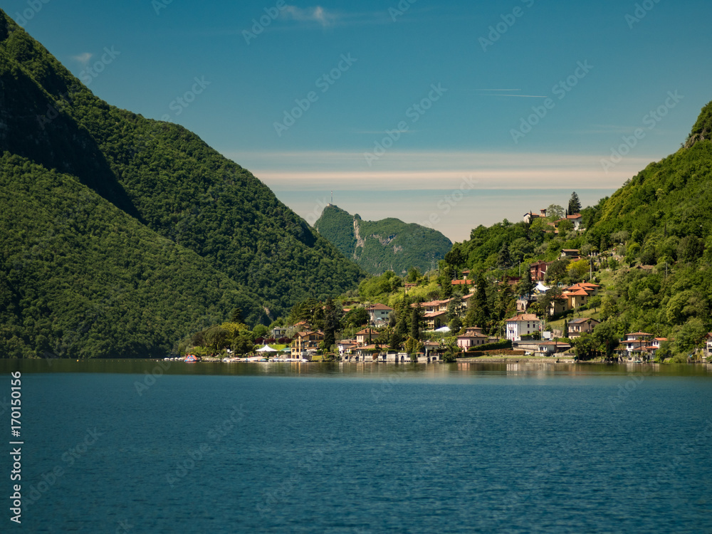 Lake Lugano Italy Switzerland