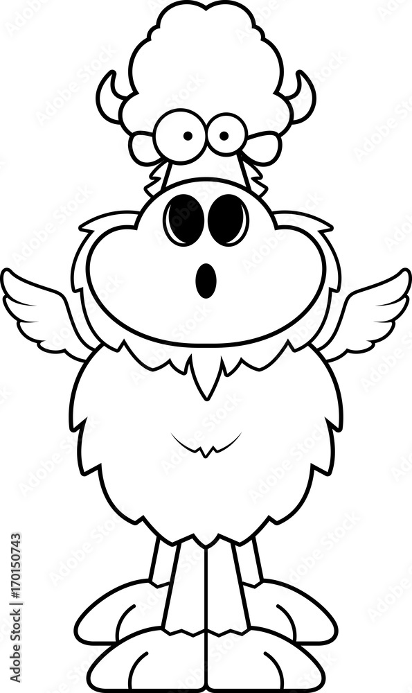 Surprised Cartoon Buffalo Wings Surprised Cartoon Buffalo Wings