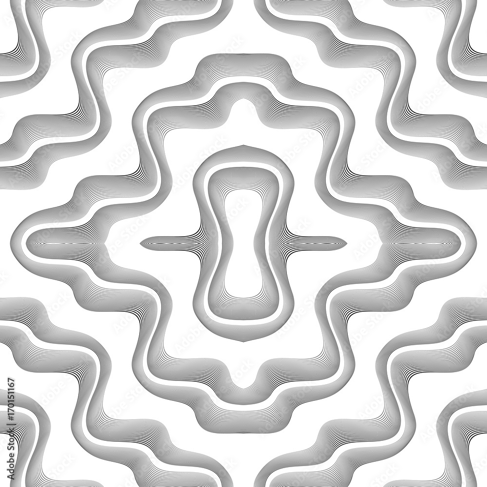 Design seamless monochrome lacy pattern Design seamless monochrome lacy pattern