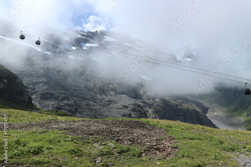 Wolken vor Titlis