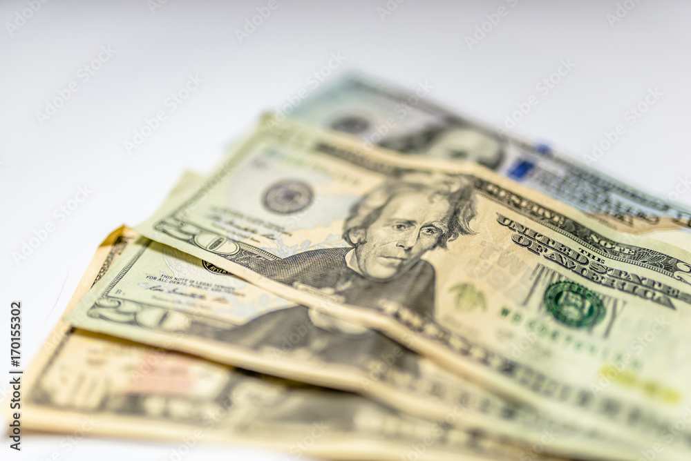 Close up heap of dollars, selective focus. Dollars, the us money background. Close up heap of dollars, selective focus. Dollars, the us money background.