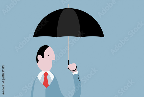 uomo d'affari, sicurezza, assicurazione