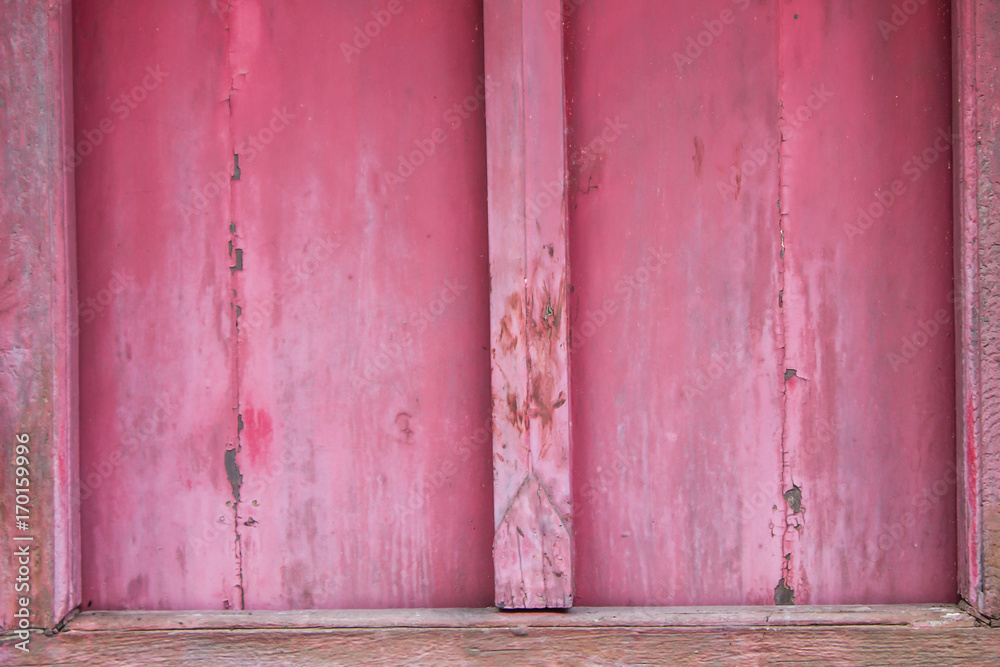 Fototapeta premium Red soft wood texture background