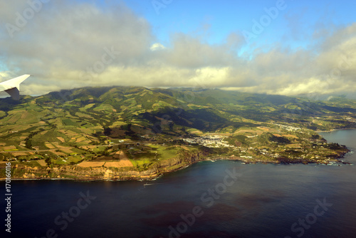 Anflug auf Ponta Delgada (Azoren) © fmb