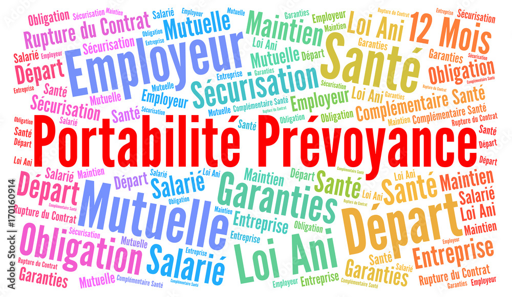 Portabilité prévoyance nuage de mots Portabilité prévoyance nuage de mots