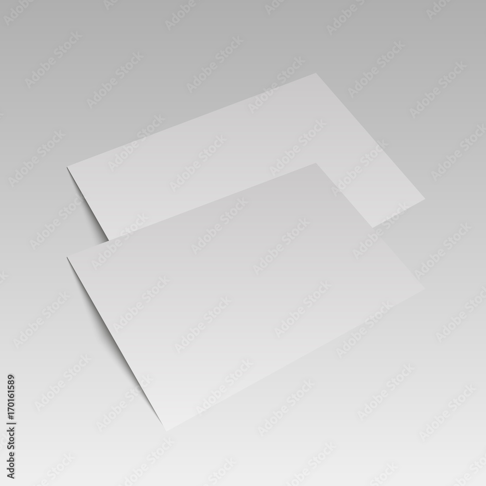 Blank of business card template. Vector Blank of business card template. Vector