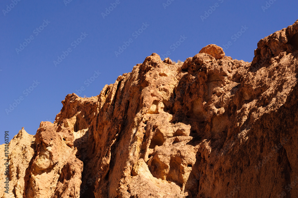 Landscape with rocks and sky