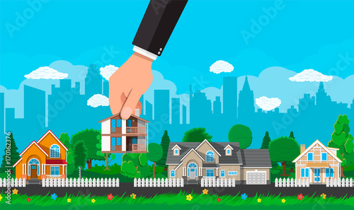 Private suburban house. Real estate