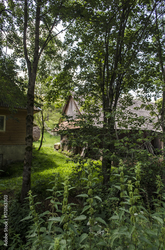 zabudowania wiejskie na Ukrainie 