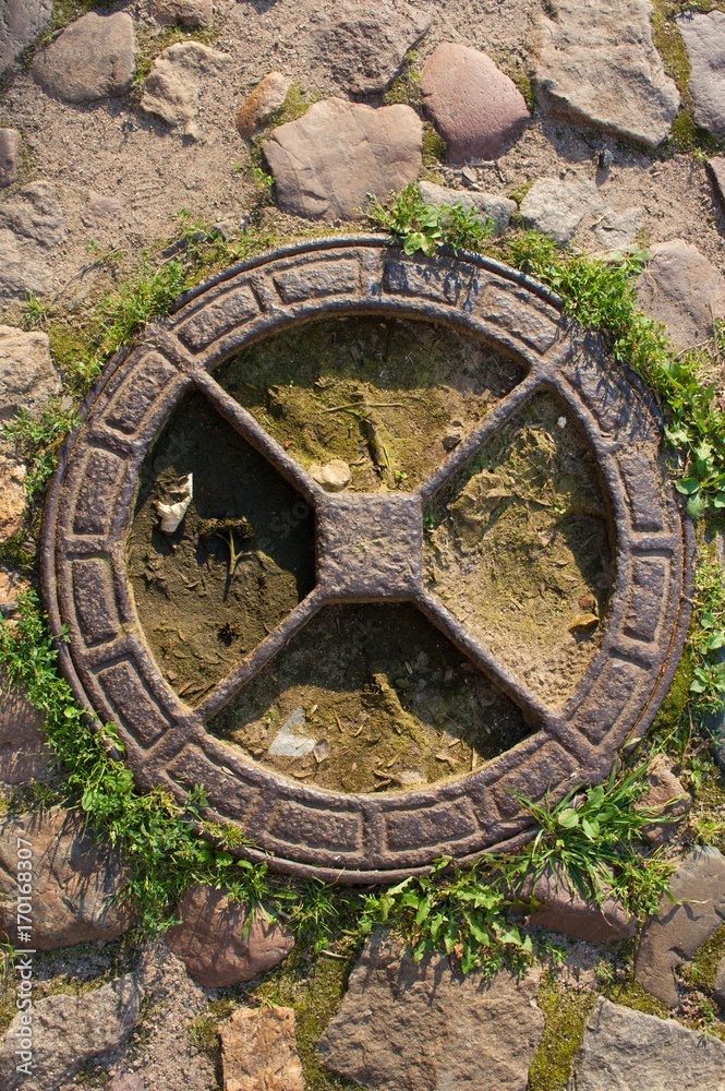 Old sewer hatch