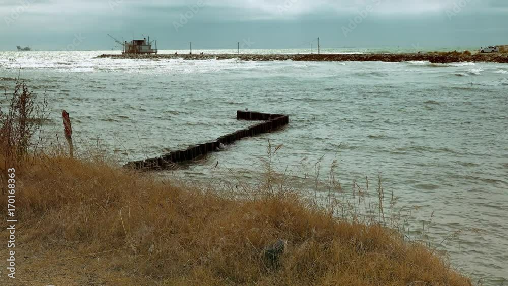 rough sea waves in a summer day rough sea waves in a summer day