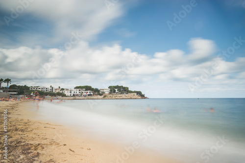 long exposure beach in Spain Catalonia 