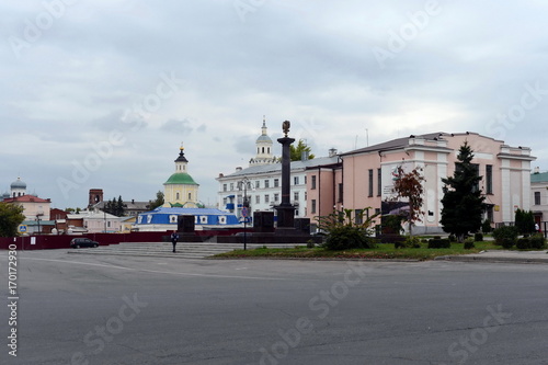 Red Square in the center of Yelets. photo