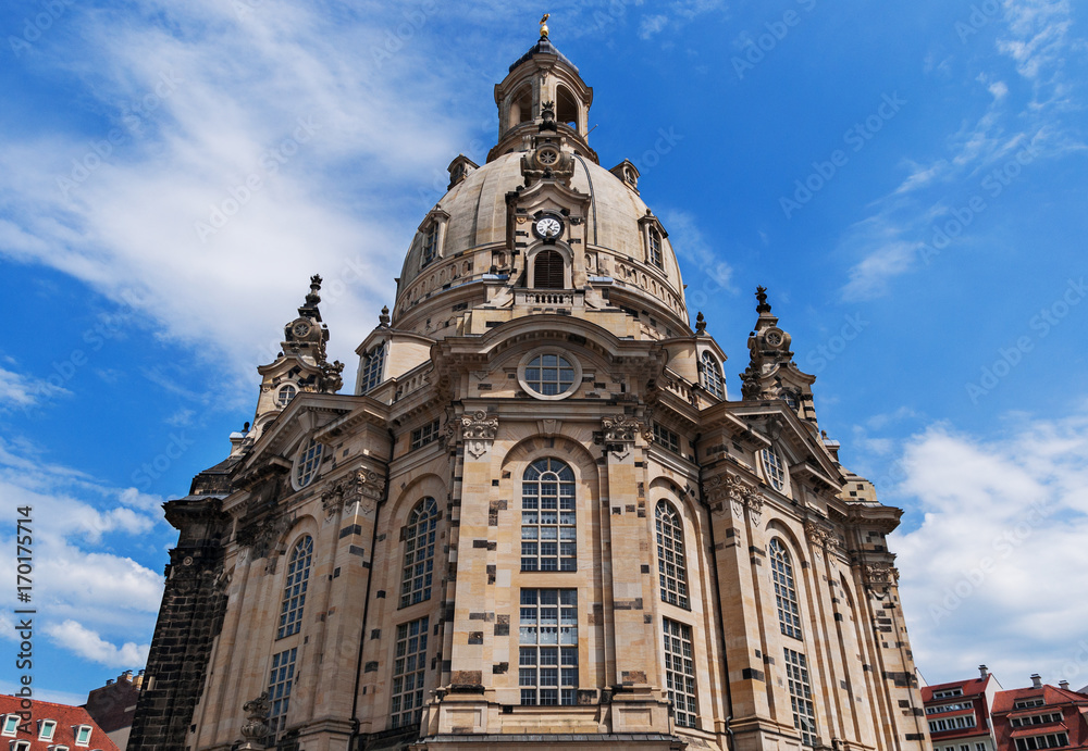 Lutheran church Dresden Frauenkirche in Dresden, Germany