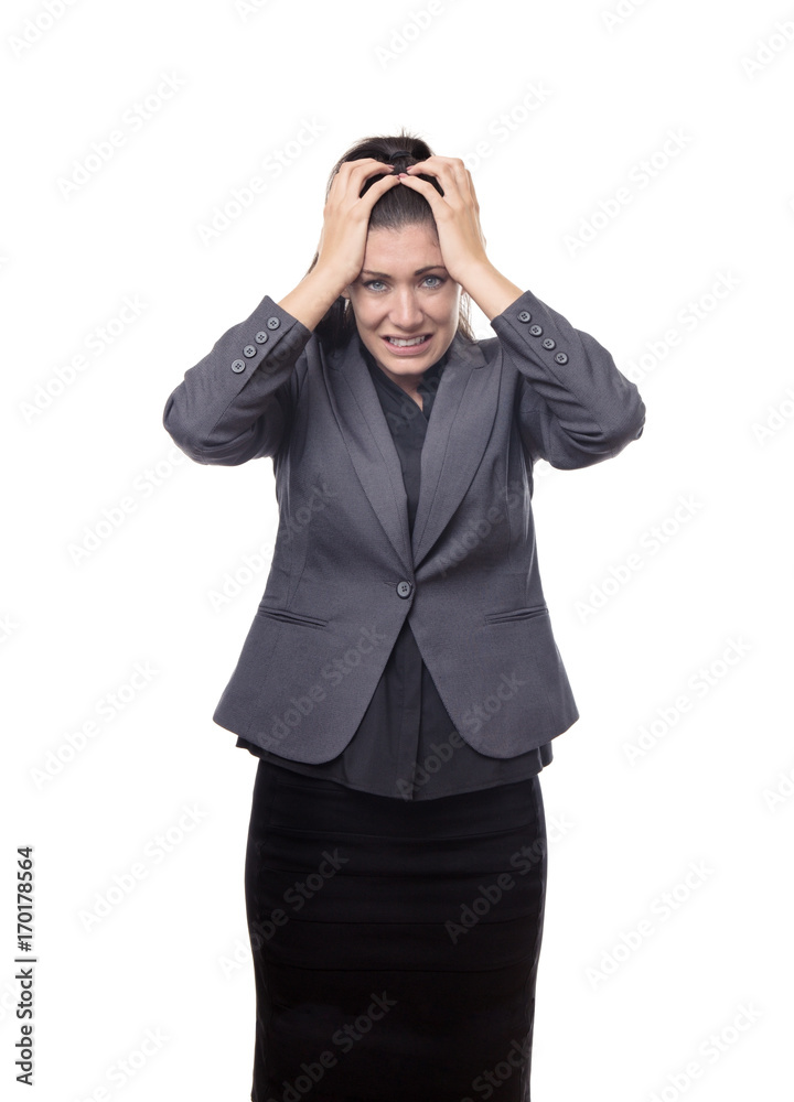 business woman unhappy business woman unhappy