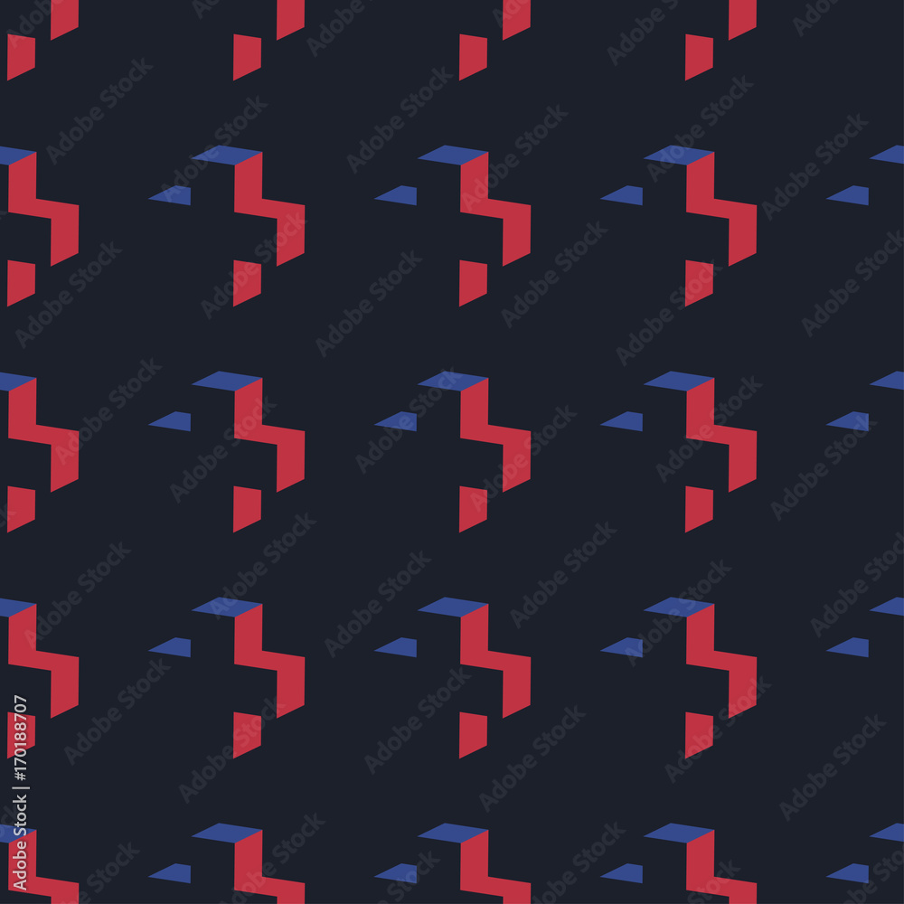 Obraz premium Seamless vector pattern with pluses