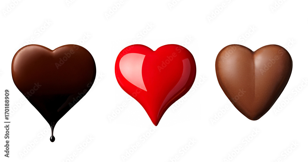 heart shape chocolate love valentine day