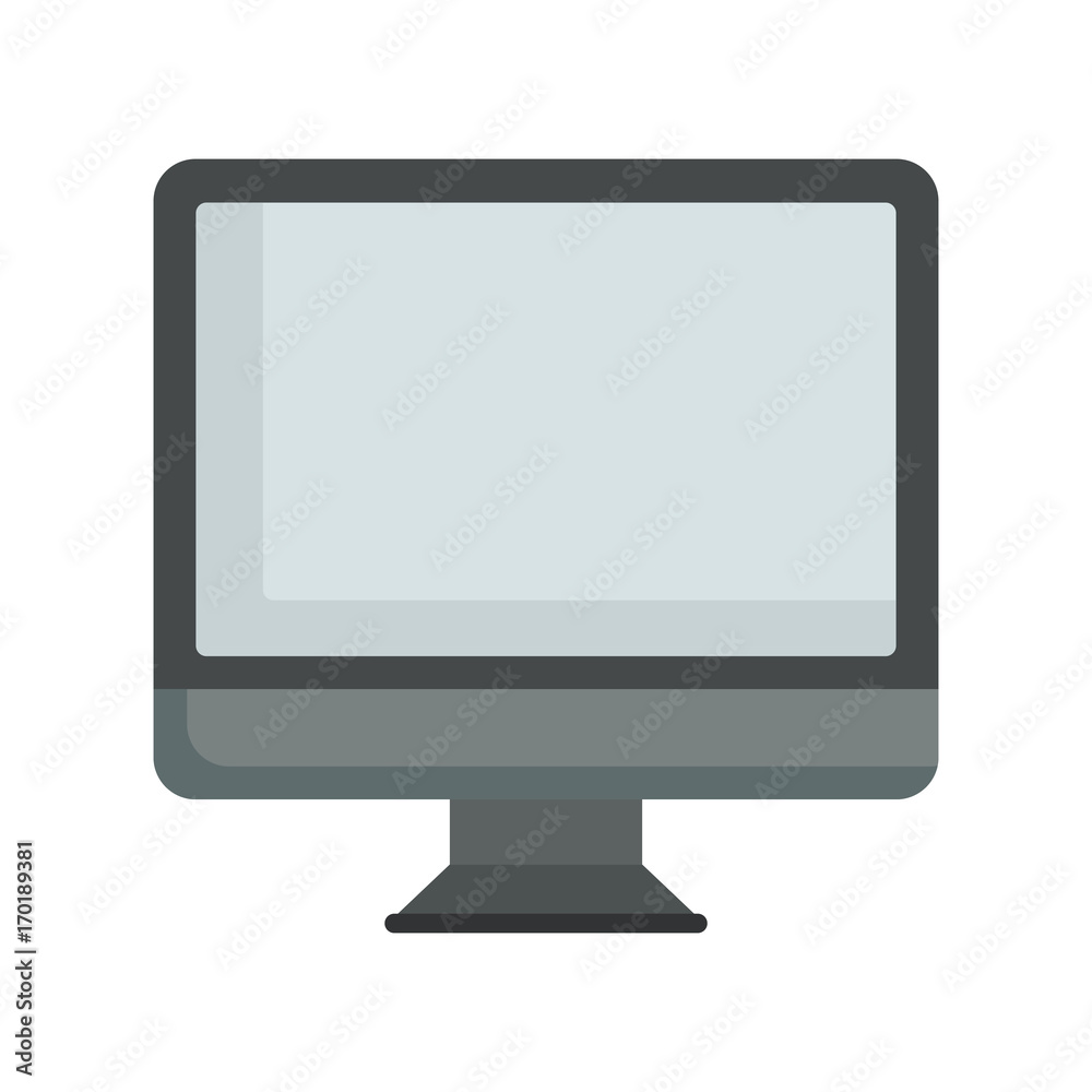 computer icon over white background vector illustration computer icon over white background vector illustration