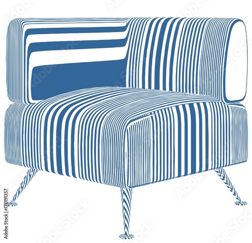 Modern Armchair Vector 