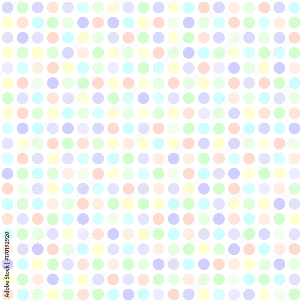 Polka dot pattern. Seamless vector dot background