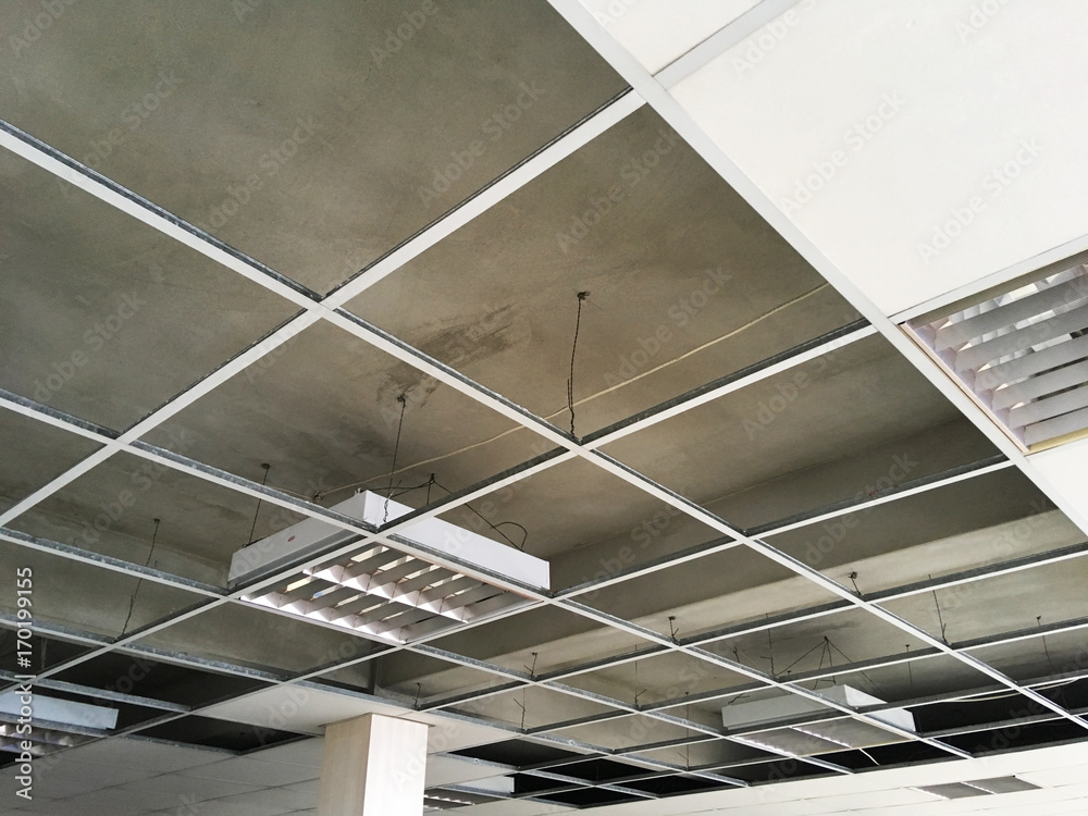 Obraz premium structure of ceiling suspension.