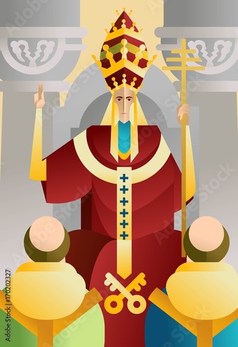 tarot fifth card the pope the hierophant