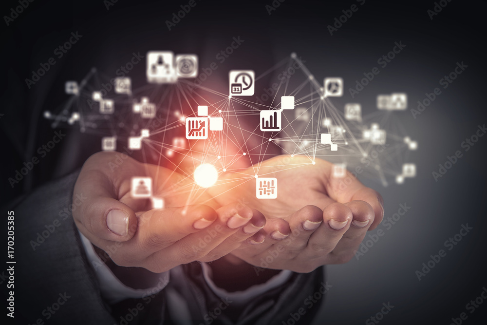 Social interaction concept . 3D render Social interaction concept . 3D render