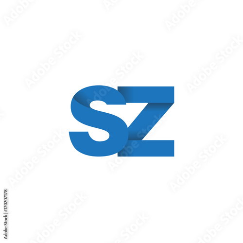 Free Download Initial letter logo SZ, overlapping fold logo, blue color

 - GFXLoad
