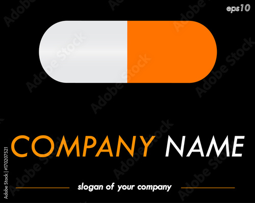 Medical corporation vector logo template, logotype for a company or a brand
