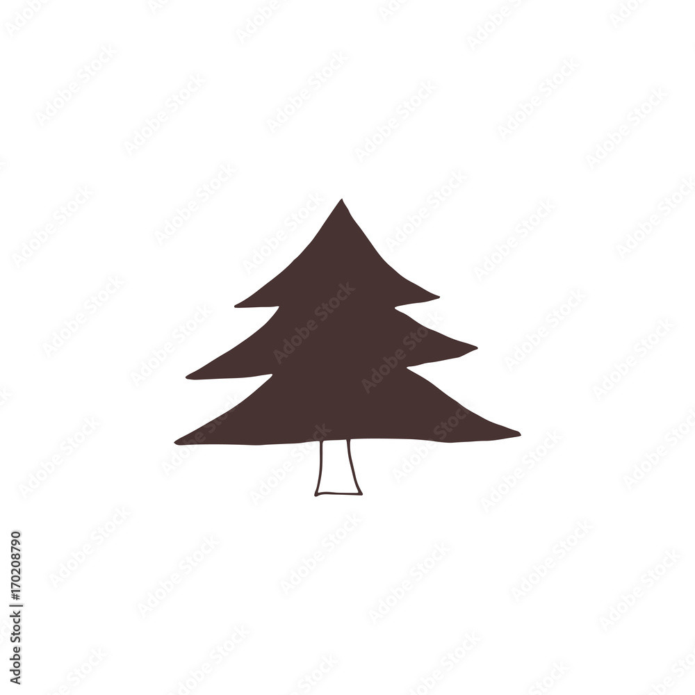 Vector Christmas tree