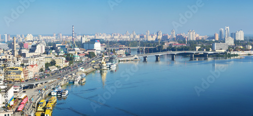 Cityscape of Kiev in early morning
