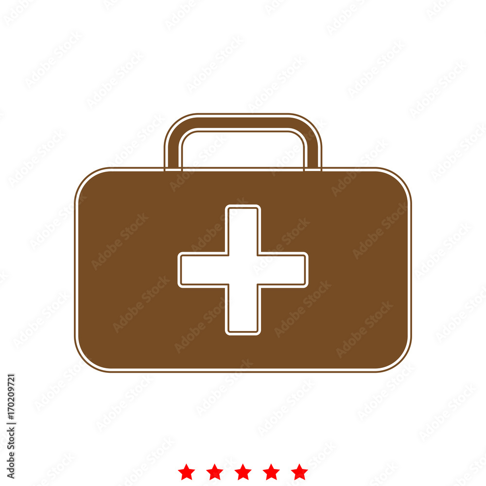 Obraz premium Medical case it is icon .