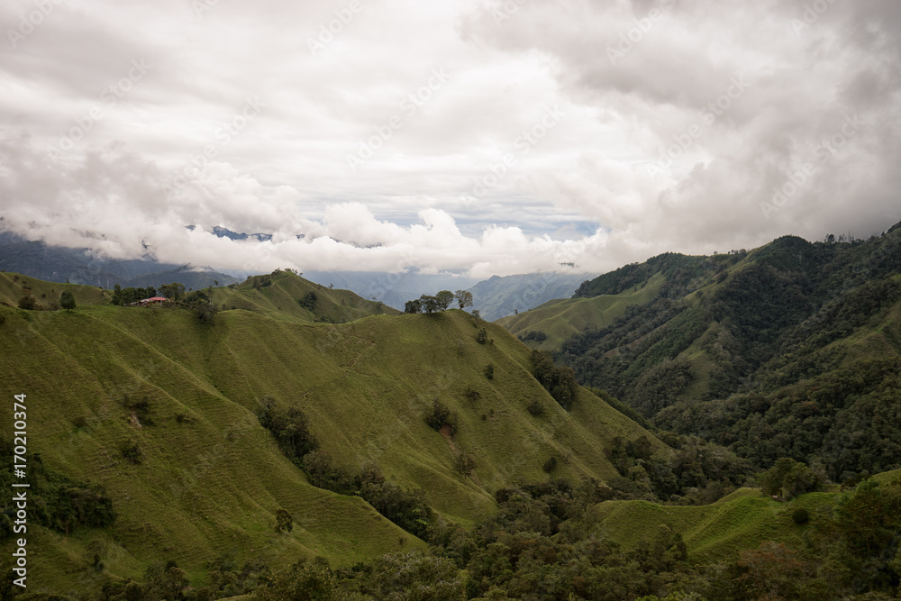 the Andes in Colombia