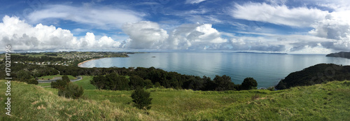 Landscape view of Coopers beach New Zealand