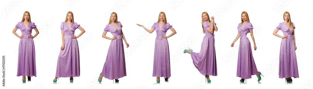 Nice woman in fashion clothing - composite image Nice woman in fashion clothing - composite image