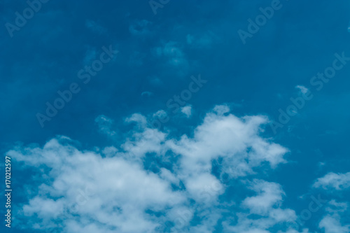 Cloud clear sky for background