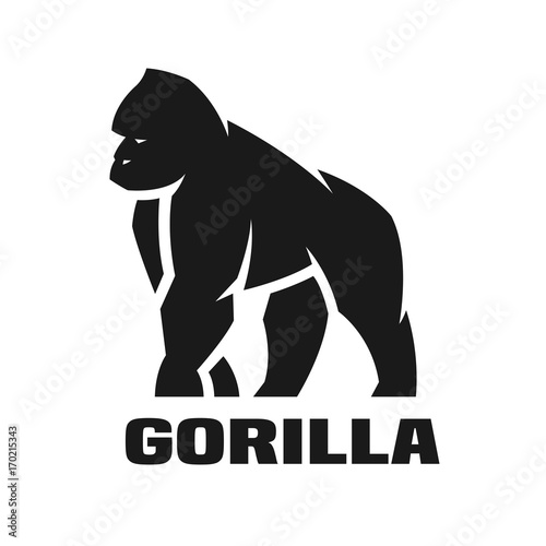 Gorilla monochrome logo.