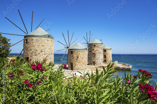 Chios Adası Yel Değirmenleri photo