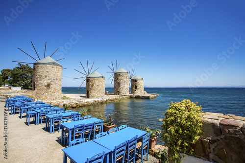 Chios Adası Yel Değirmenleri