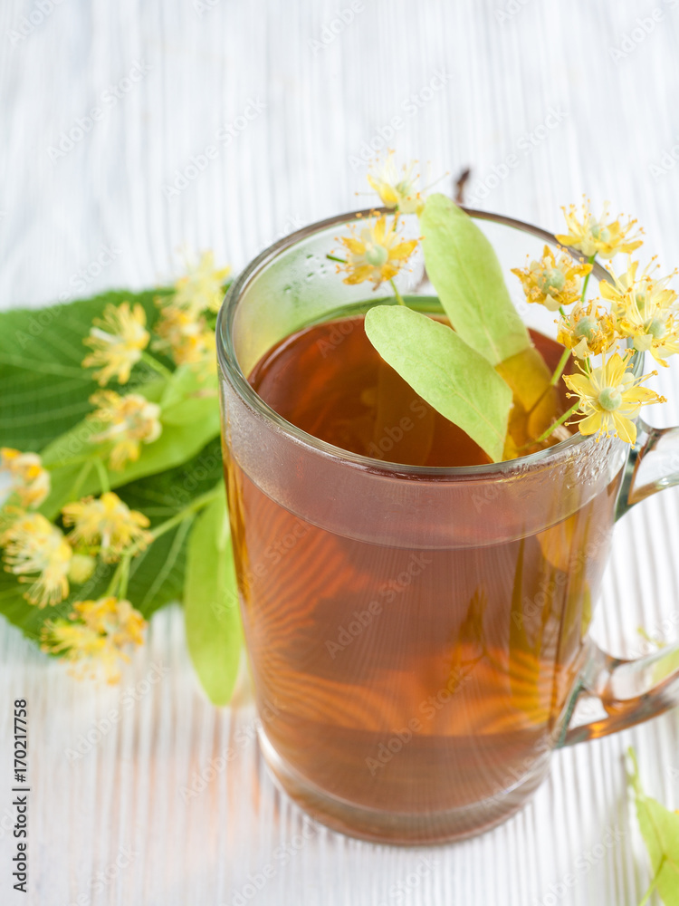 Tea with lime flower Tea with lime flower
