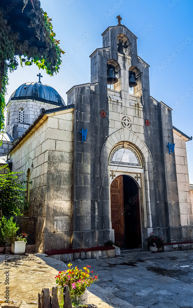 Fototapeta premium 15th-century Serbian Orthodox monastery Tvrdos. Trebinje, Bosnia and Herzegovina