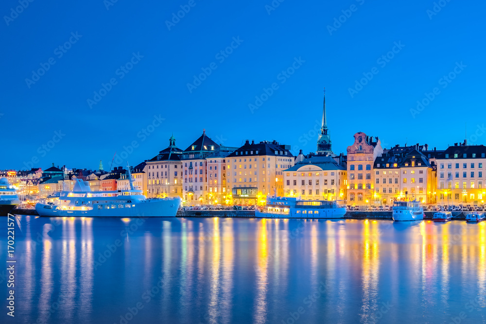 Skyline of Stockholm city in Sweden Skyline of Stockholm city in Sweden